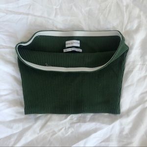 Urban Outfitters Green Bandeau Top